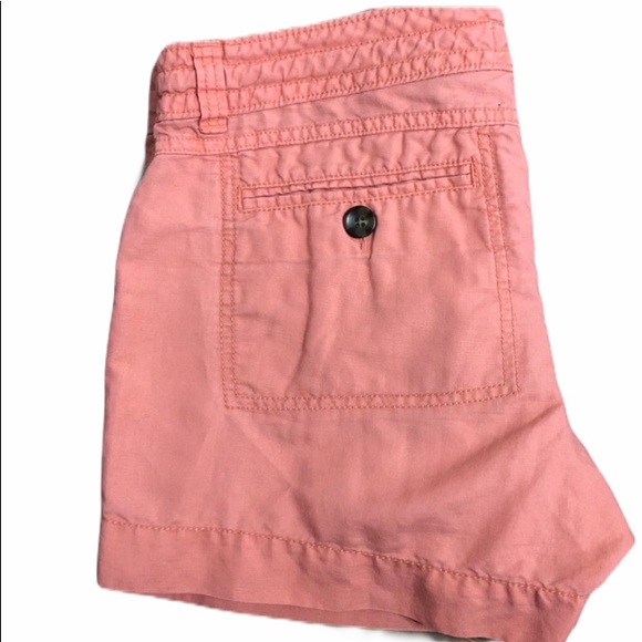 Old Navy Pants - Old Navy shade of Coral Linen Shorts Size 6